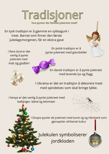 Hva pynter vi treet med?